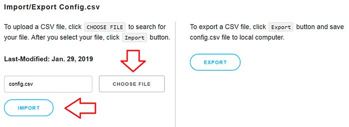 eSearch Utility - Import