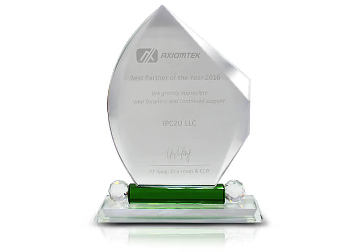 IPC2U – лучший партнер производителя Axiomtek по итогам 2016 года