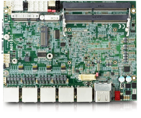 Процессорная плата формата 3,5” c пятью портами Gigabit Ethernet - 3I810DW