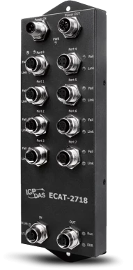 Новинка от ICP DAS EtherCAT – IO-Link модуль ввода-вывода ECAT-2718