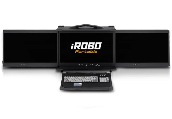 Трехдисплейная переносная рабочая станция iROBO-4000-90i6R-3D