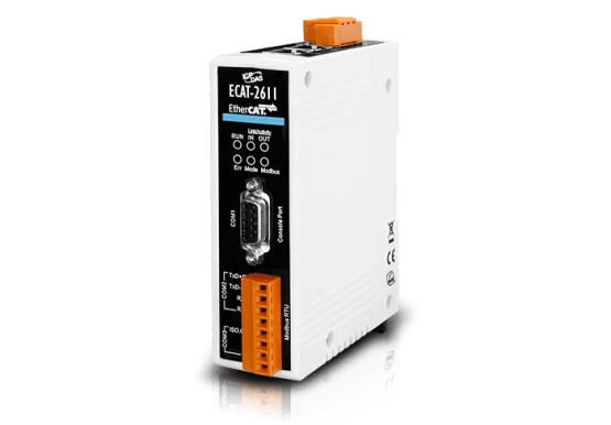 Объедините сети EtherCAT и Modbus RTU через шлюз ECAT-2611