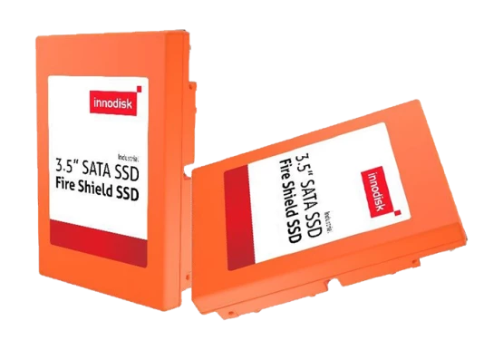 Огнеупорные накопители 3.5” Fire Shield SSD от компании Innodisk