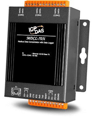 Modbus TCP шлюз MDCL-705i с функцией концентратора и регистратора данных